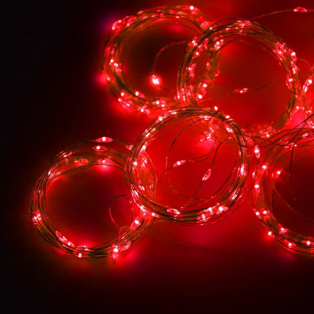 LED Curtain Lamp Garland White Copper String Light