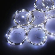 LED Curtain Lamp Garland White Copper String Light