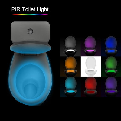 Children 8 Colors Waterproof Toilet LED WC Toilet Lamps