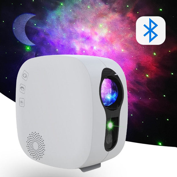 Laser Galaxy Starry Sky Projector Rotating Water Waving Night Light