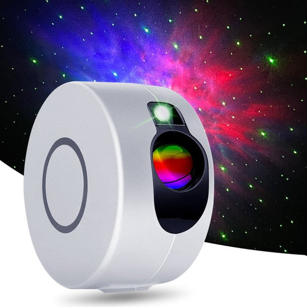 Laser Galaxy Starry Sky Projector Rotating Water Waving Night Light