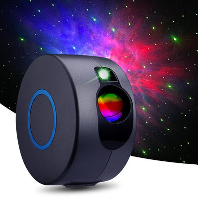 Laser Galaxy Starry Sky Projector Rotating Water Waving Night Light