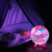 3D Printing Galaxy Moon Lamp Moon Night Light