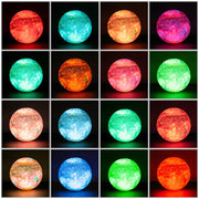 3D Printing Galaxy Moon Lamp Moon Night Light