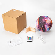 3D Printing Galaxy Moon Lamp Moon Night Light