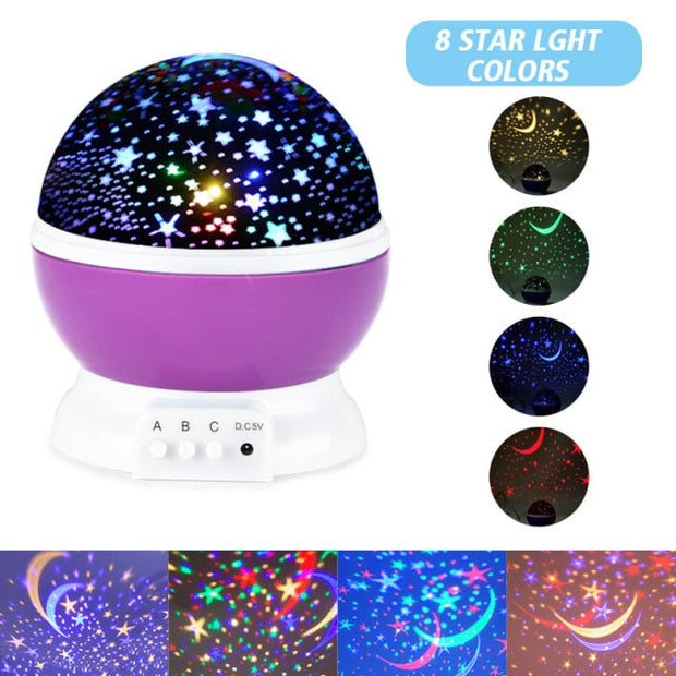 Galaxy Projector Starry Sky Rotating LED Night Light