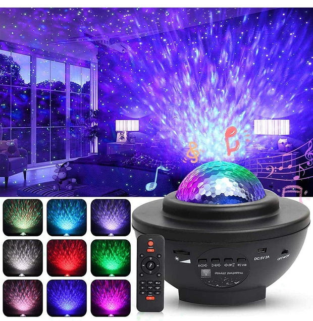 Colorful Starry Sky Galaxy Projector Nightlight