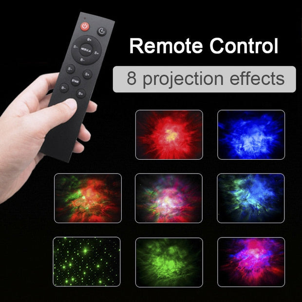Galaxy Projector Lamp Starry Sky Night Light For Home